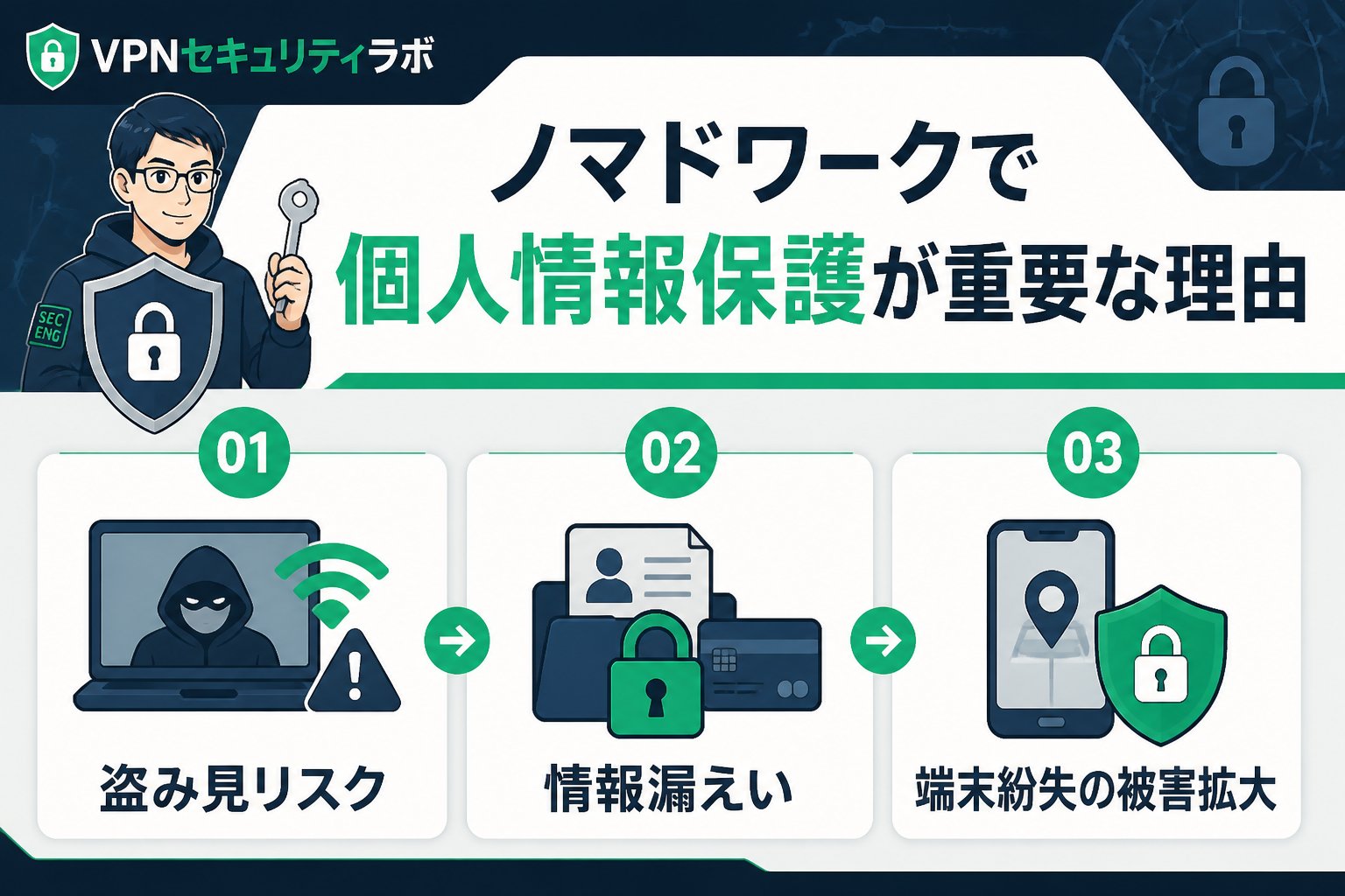 プライバシー ノマドワークで個人情報保護が重要な理由