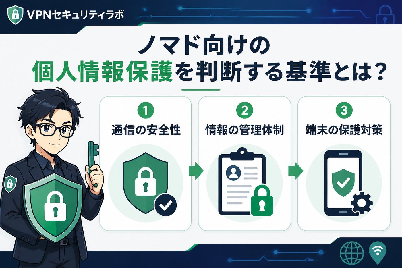 プライバシー ノマド向けの個人情報保護を判断する基準とは？