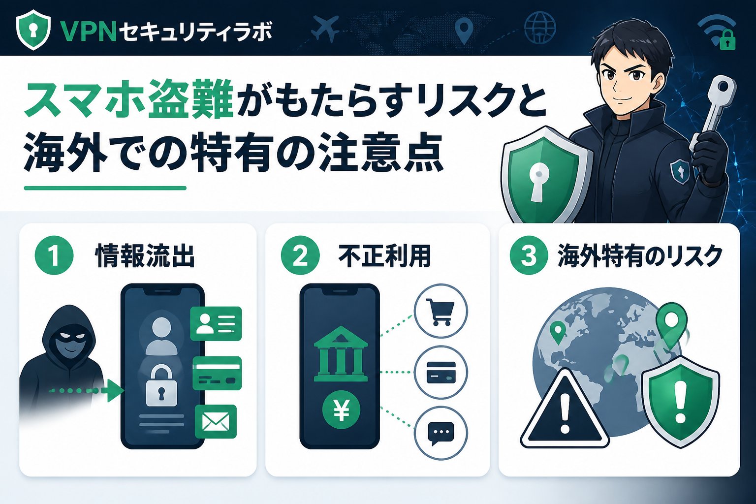 プライバシー スマホ盗難がもたらすリスクと海外での特有の注意点