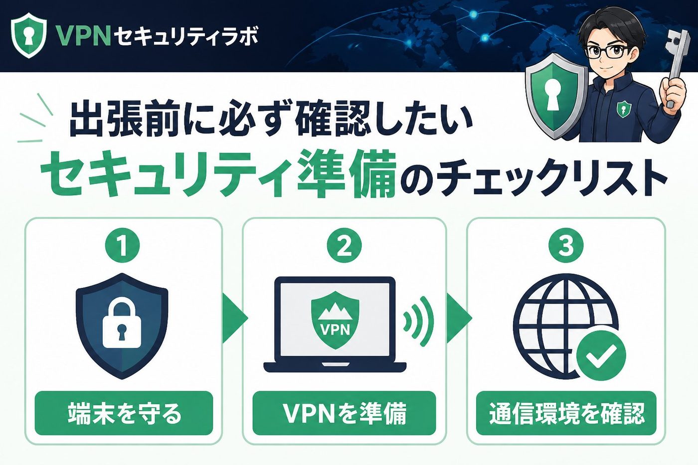 プライバシー 出張前に必ず確認したいセキュリティ準備のチェックリスト