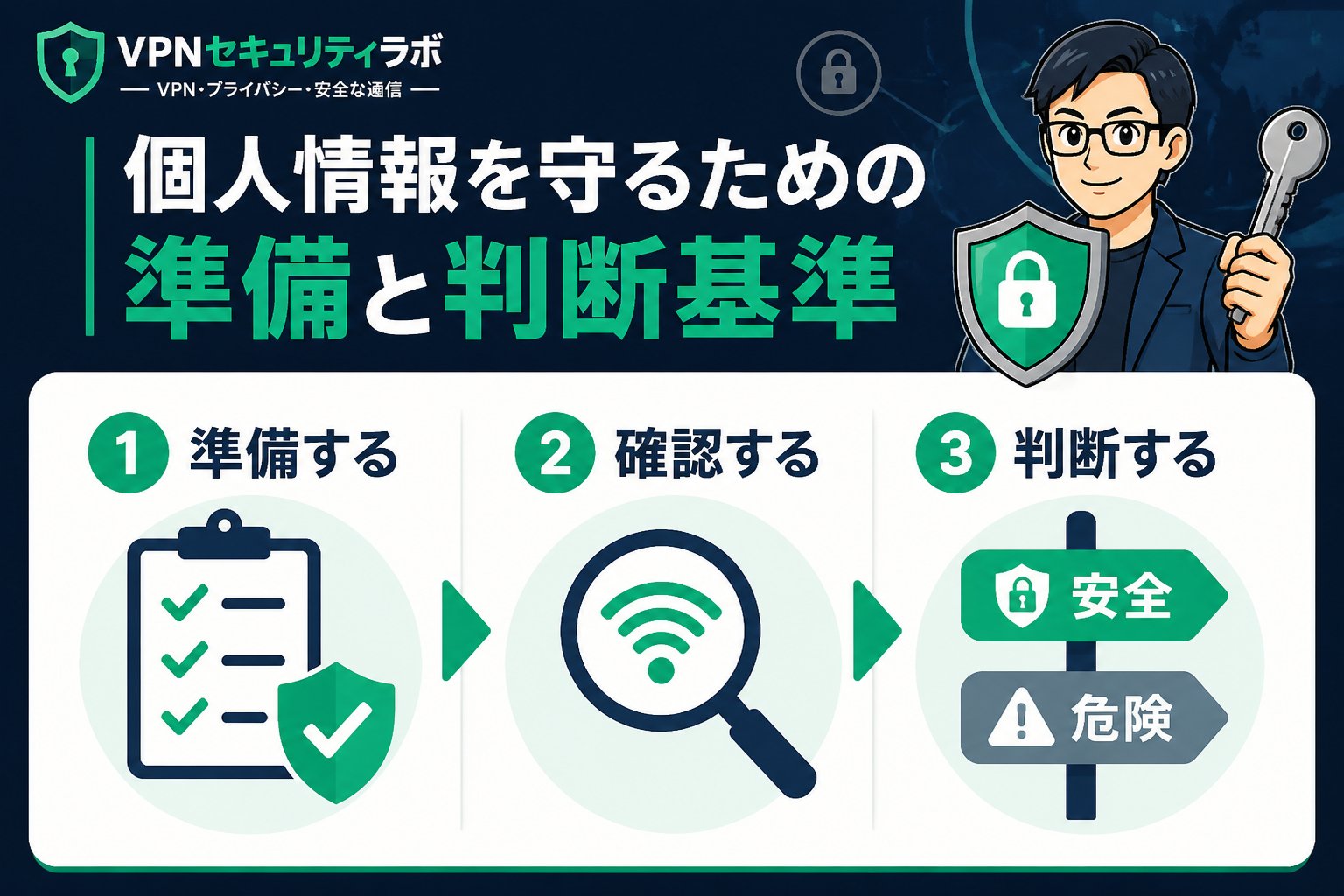 プライバシー 個人情報を守るための準備と判断基準