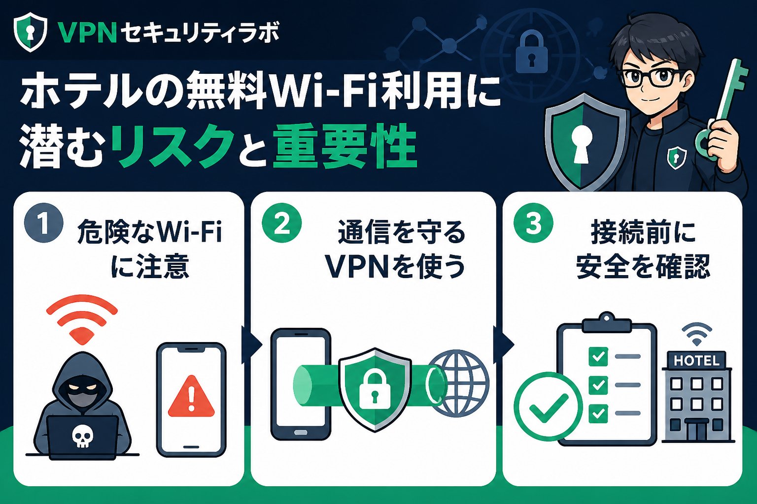 フリーWi-Fi ホテルの無料Wi-Fi利用に潜むリスクと重要性