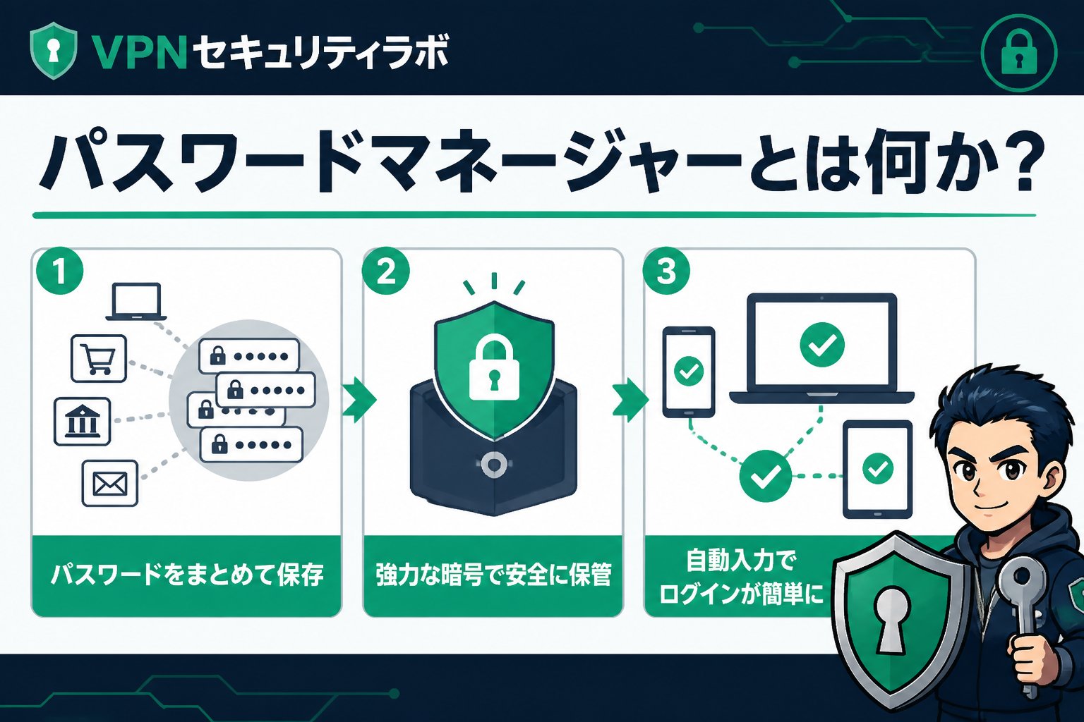 セキュリティ パスワードマネージャーとは何か?初心者にわかりやすく解説