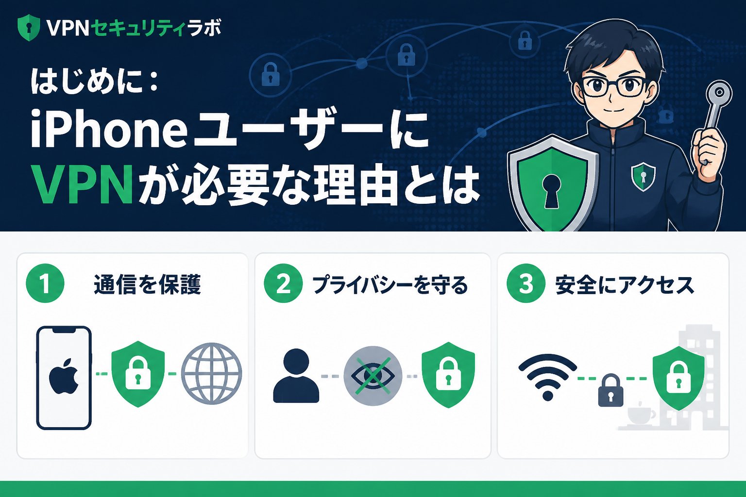 VPN比較 はじめに:iPhoneユーザーにVPNが必要な理由とは