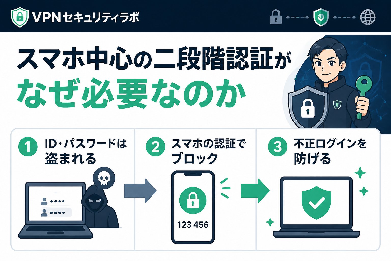 セキュリティ スマホ中心の二段階認証がなぜ必要なのか