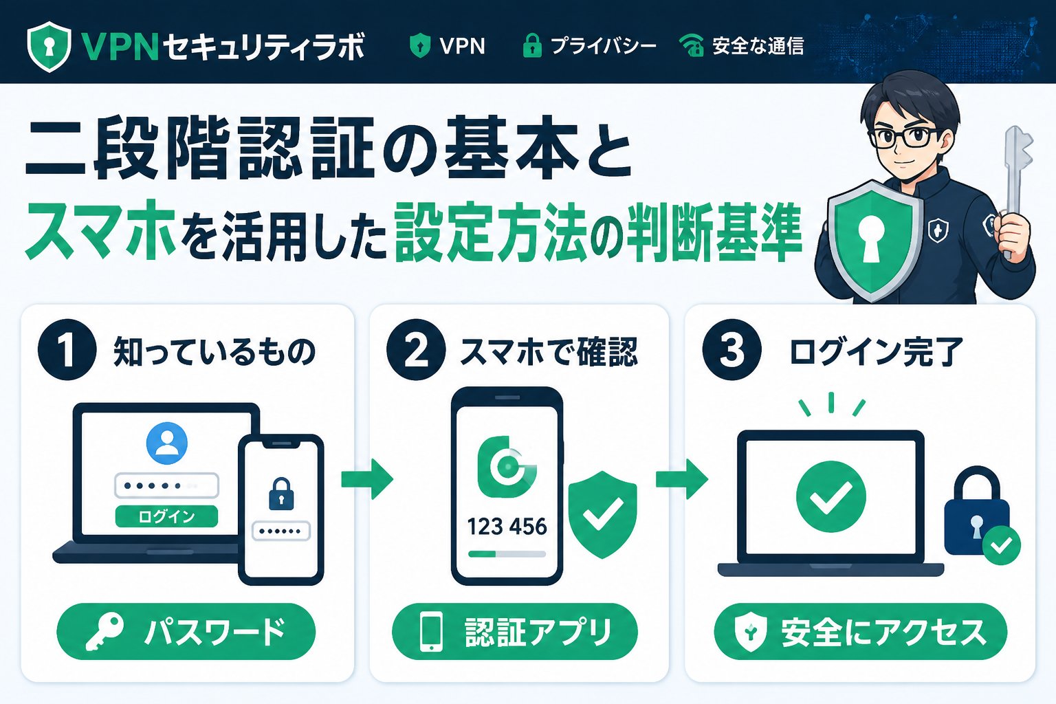 セキュリティ 二段階認証の基本とスマホを活用した設定方法の判断基準