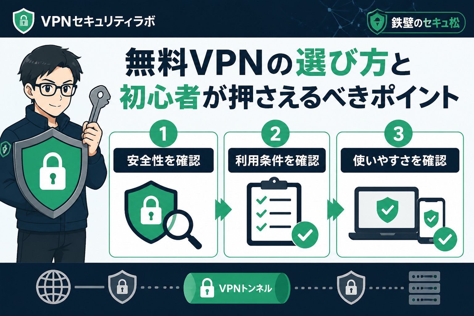 VPN比較 無料VPNの選び方と初心者が押さえるべきポイント