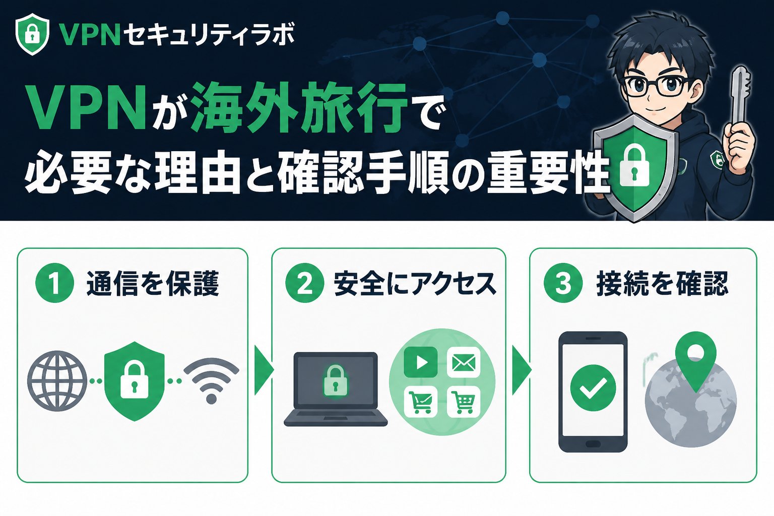 VPN比較 VPNが海外旅行で必要な理由と確認手順の重要性