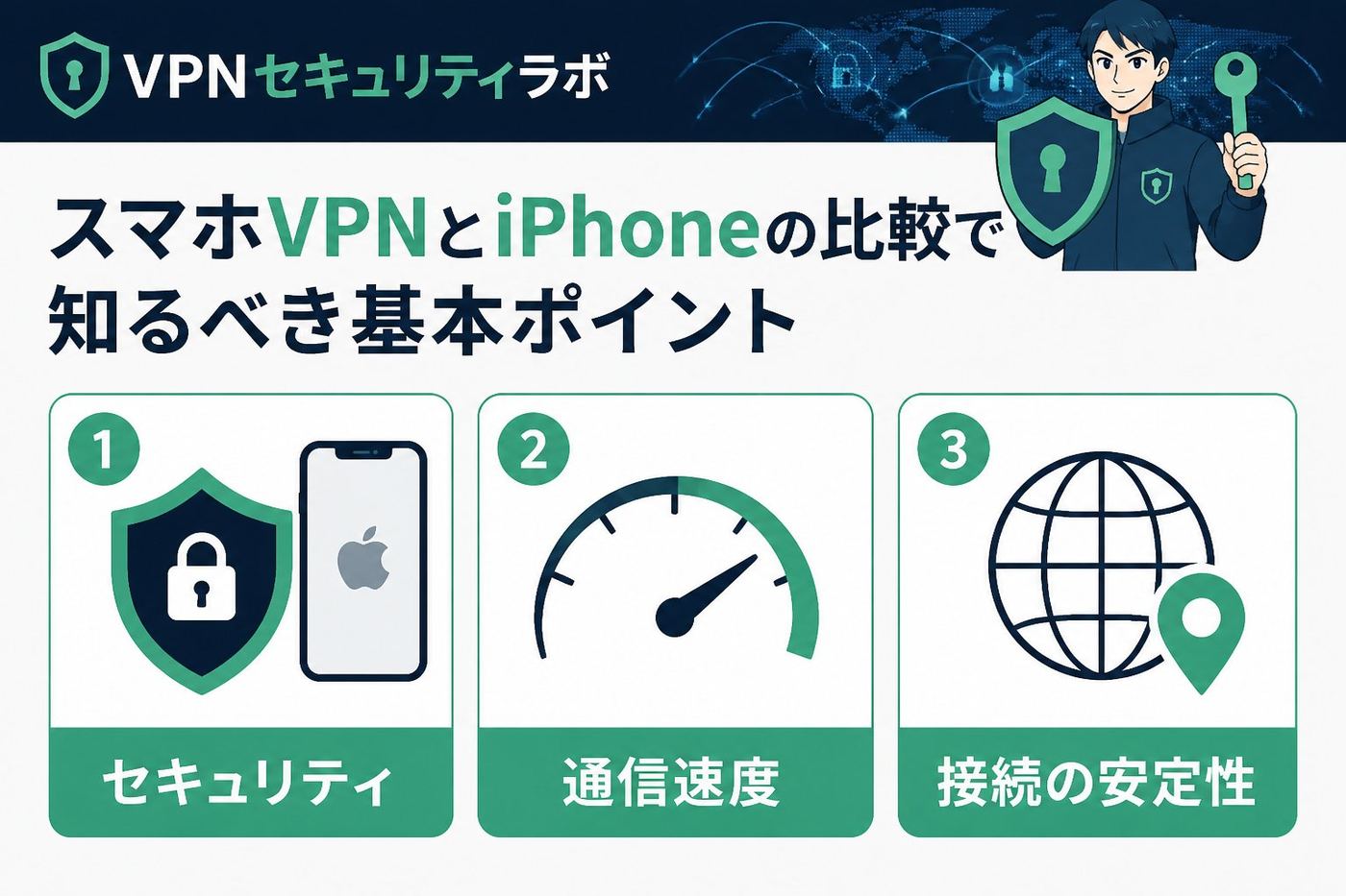 VPN比較 スマホVPNとiPhoneの比較で知るべき基本ポイント