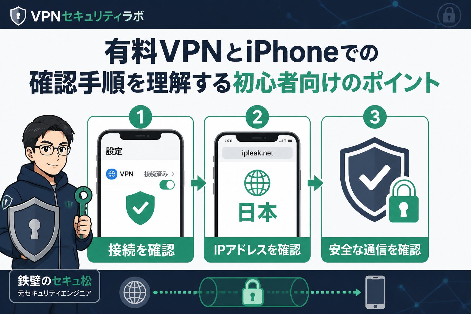 VPN比較 有料VPNとiPhoneでの確認手順を理解する初心者向けのポイント