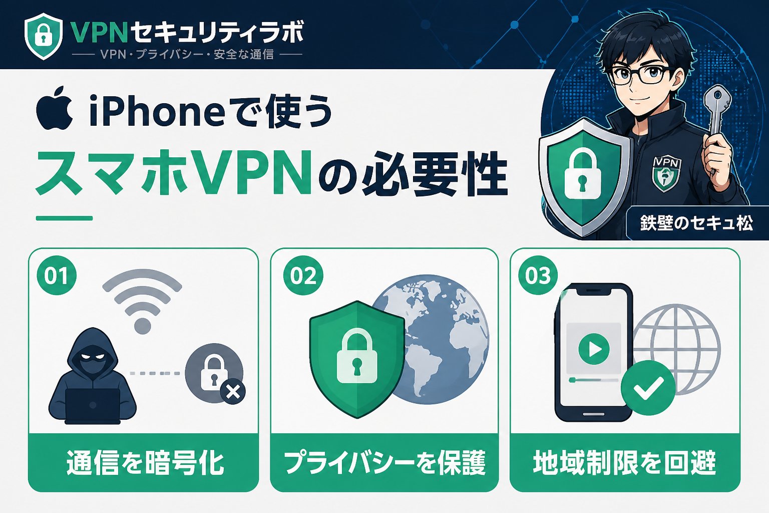VPN比較 スマホVPNをiPhoneで使う必要性とその理由