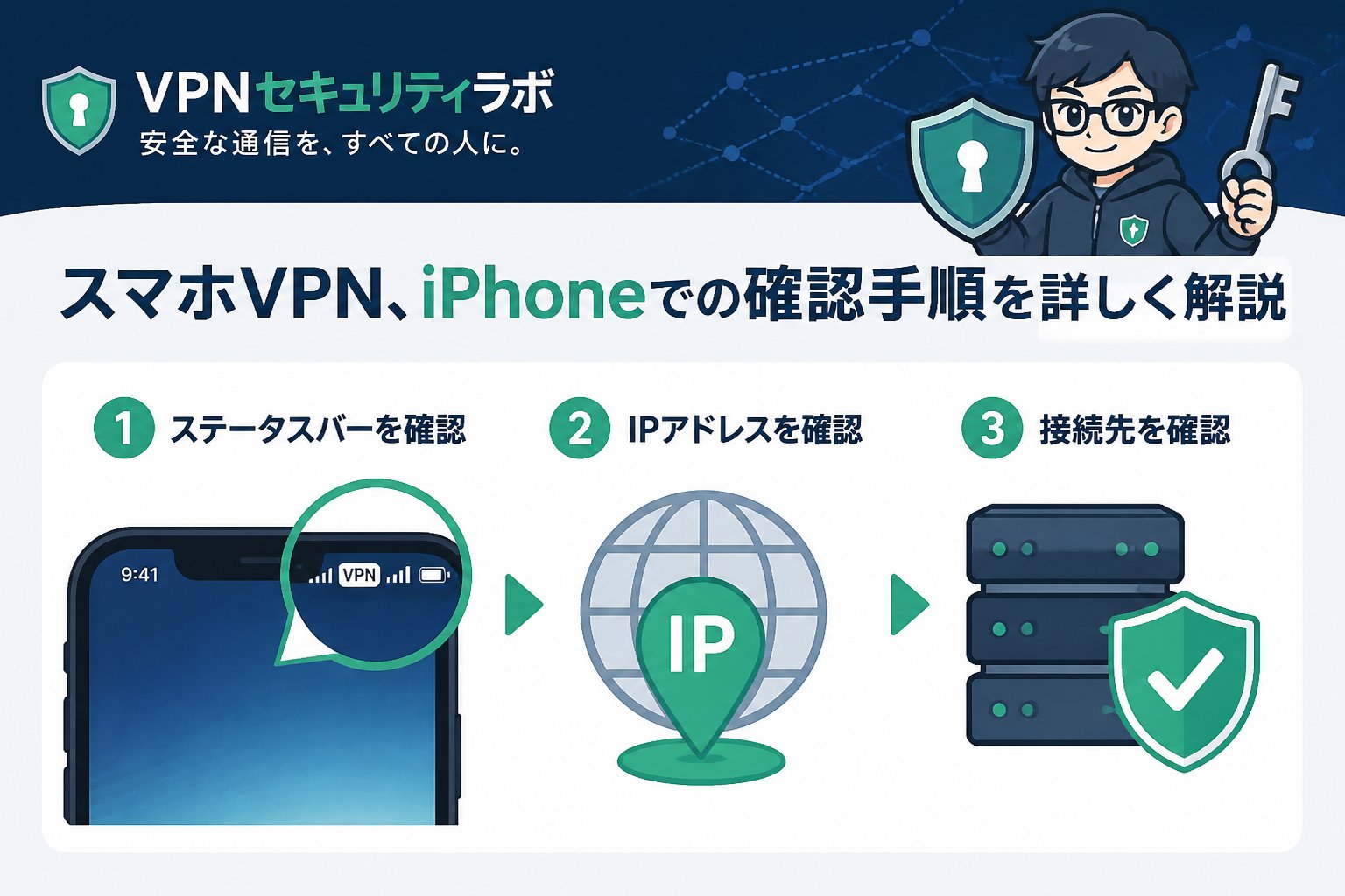 VPN比較 スマホVPN、iPhoneでの確認手順を詳しく解説