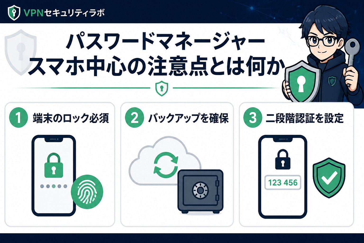 セキュリティ パスワードマネージャースマホ中心の注意点とは何か