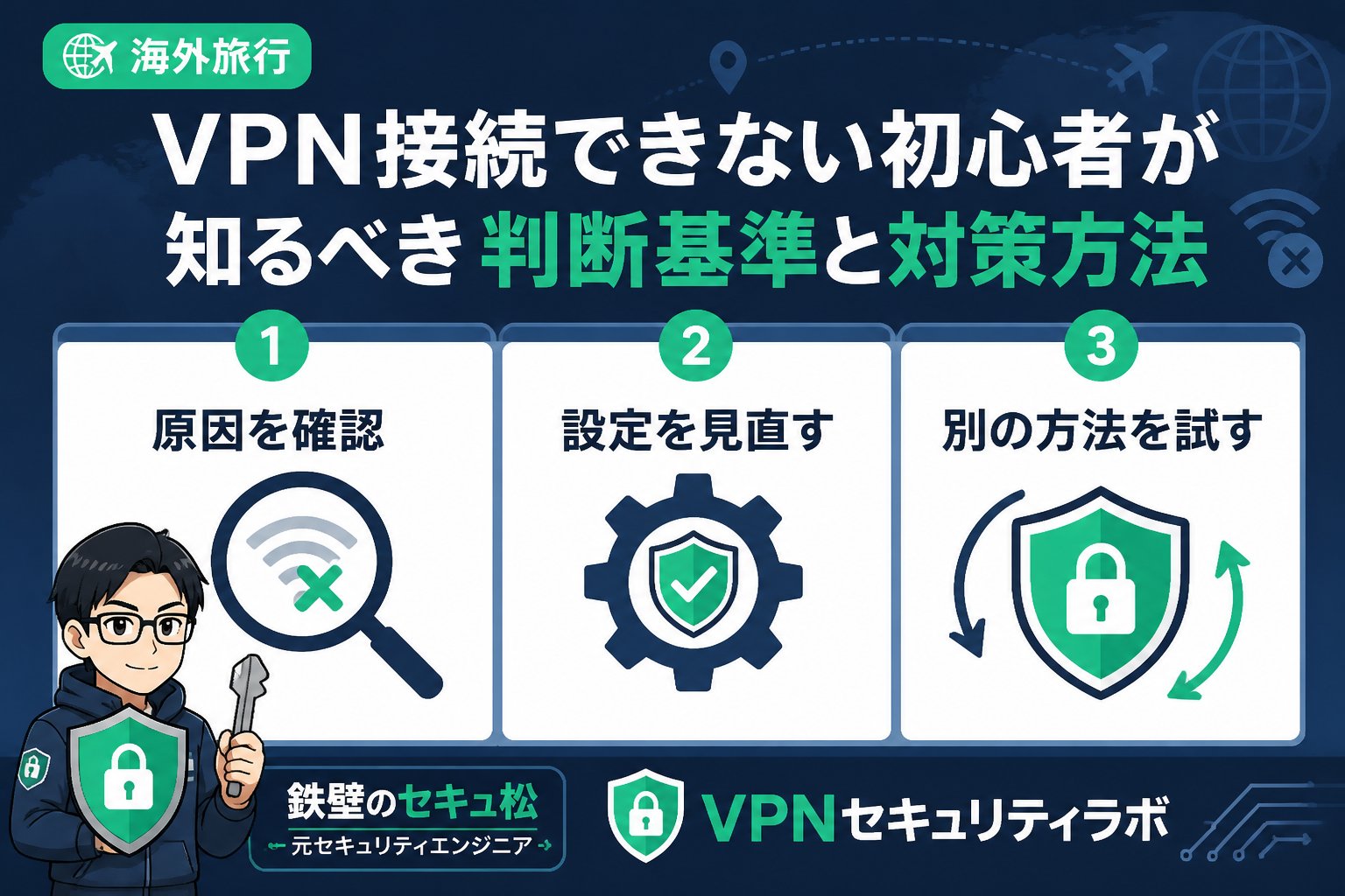 VPN比較 VPN接続できない初心者が知るべき判断基準と対策方法