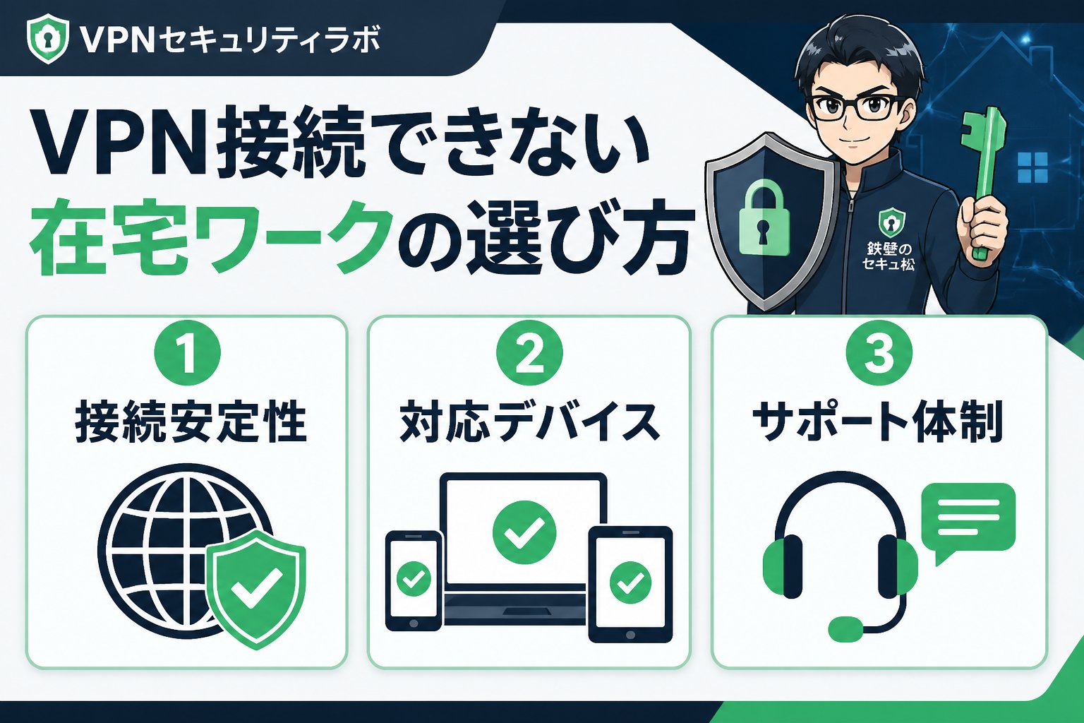 VPN比較 VPN接続できない在宅ワーク選び方を踏まえたサービス比較