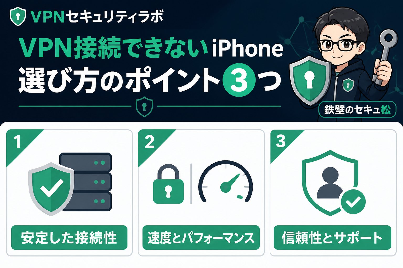 VPN比較 VPN接続できないiPhone選び方のポイントと初心者向け解説