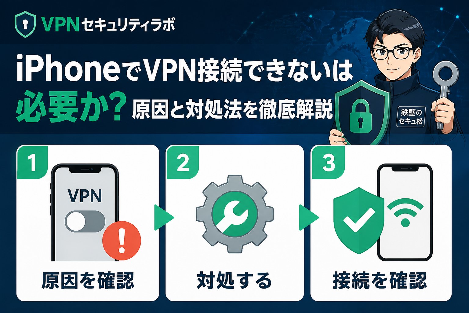 VPN比較 VPN接続できないはiPhoneに必要か?原因と解決策を詳しく解説