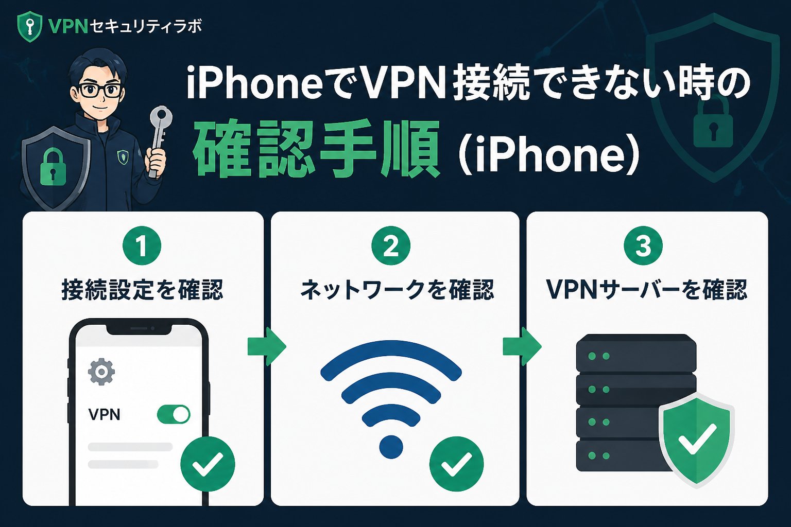 VPN比較 なぜiPhoneでVPNが接続できないのか?主な原因と対策