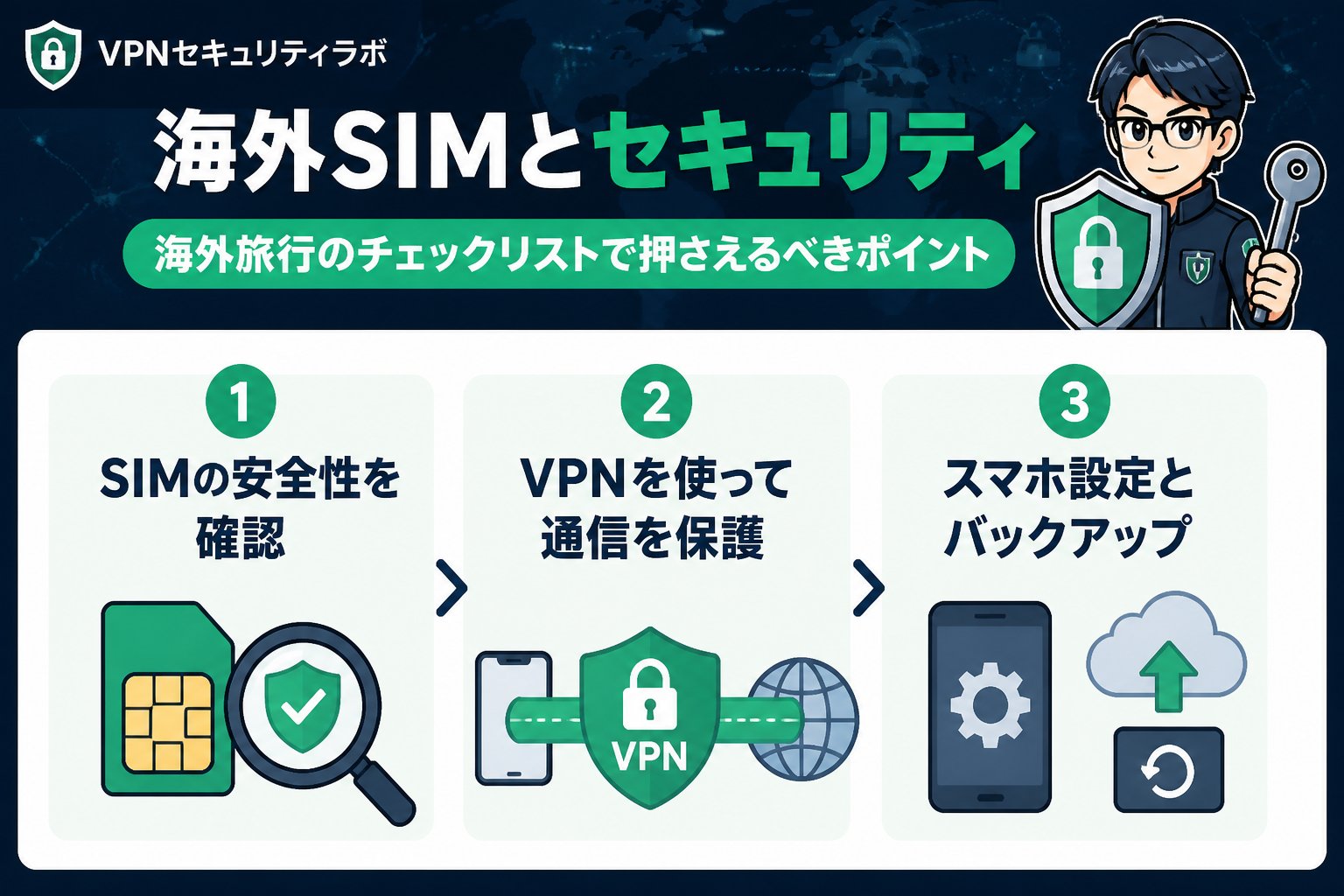 プライバシー 海外SIMとセキュリティ、海外旅行のチェックリストで押さえるべきポイント