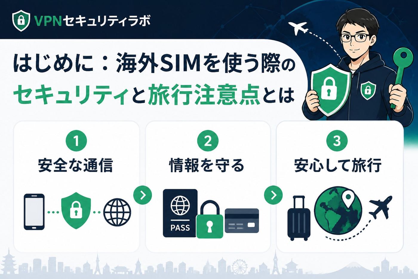 プライバシー はじめに:海外SIMを使う際のセキュリティと旅行注意点とは