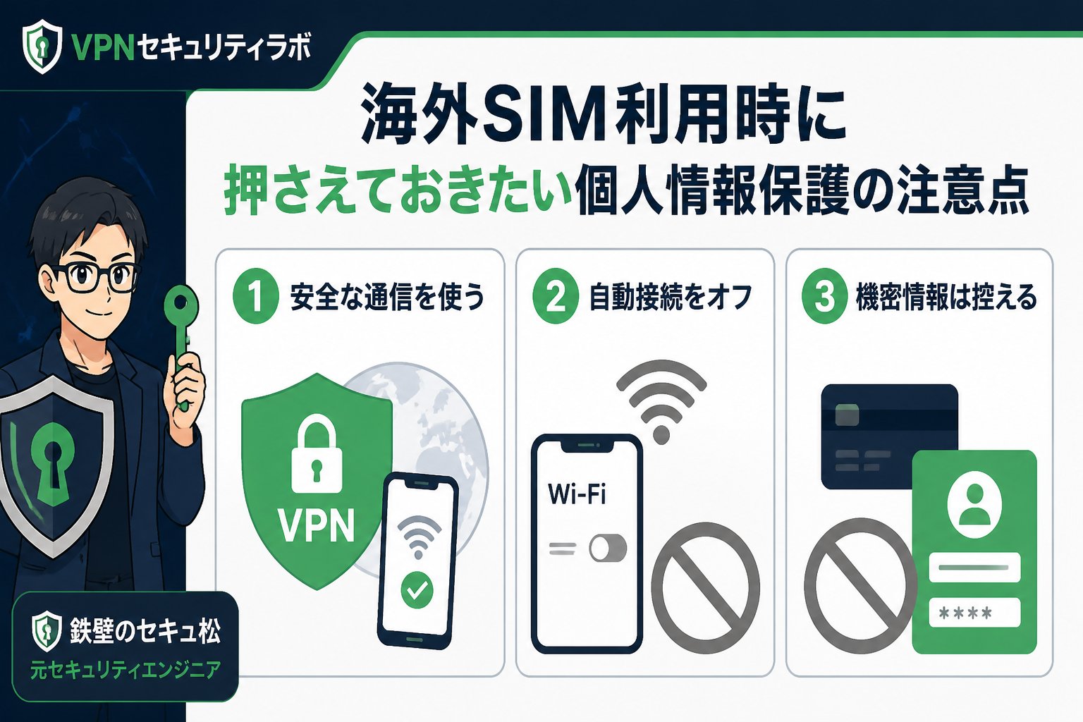 プライバシー 海外SIM利用時に押さえておきたい個人情報保護の注意点