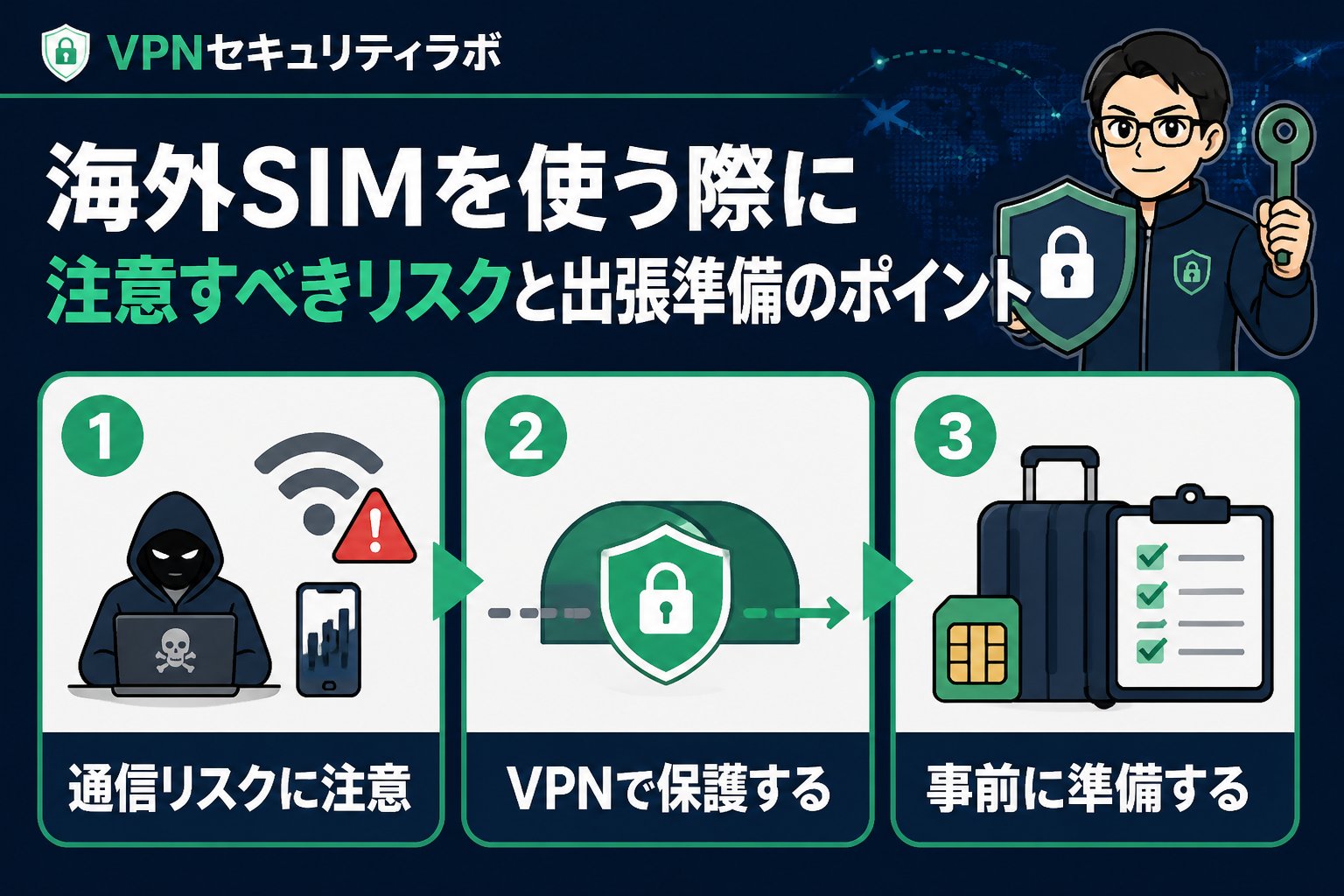 プライバシー 海外SIMを使う際に注意すべきリスクと出張準備のポイント