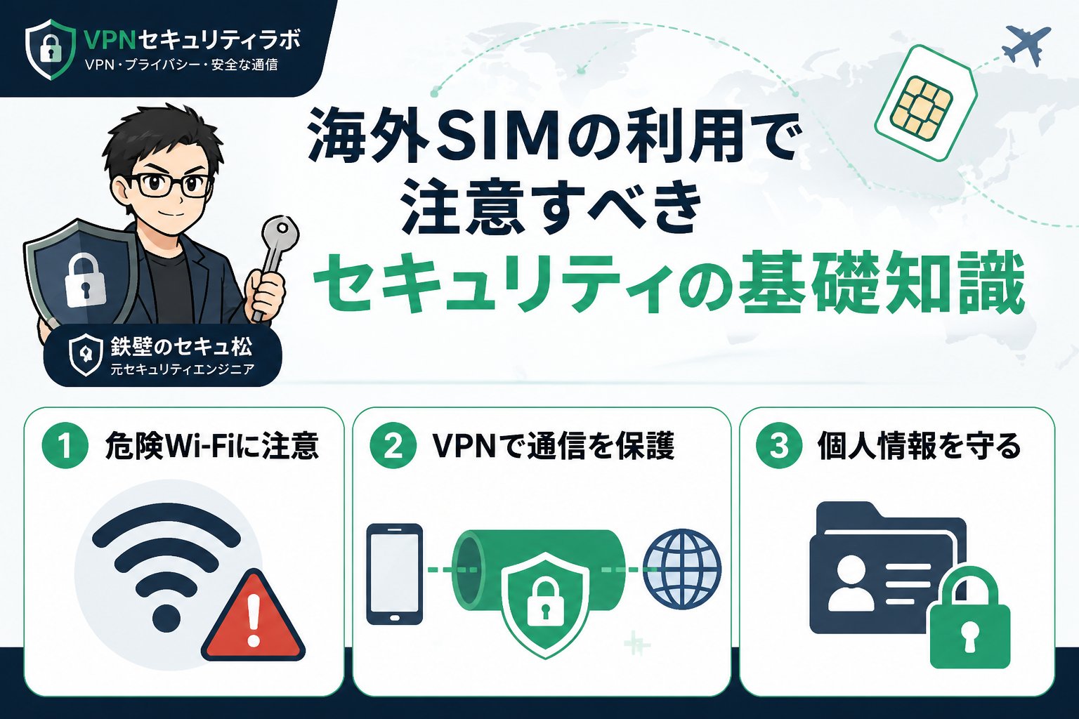 プライバシー 海外SIMの利用で注意すべきセキュリティの基礎知識